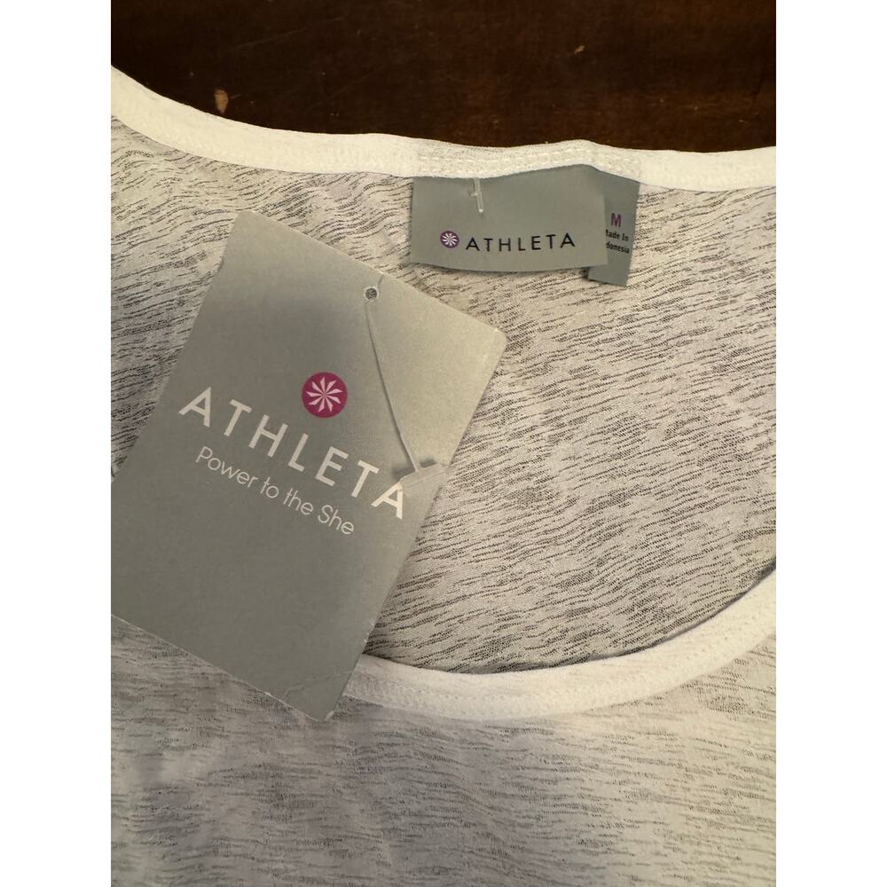 Athleta Crunch Muscle Tank Top - tissue paper thin White, Size M